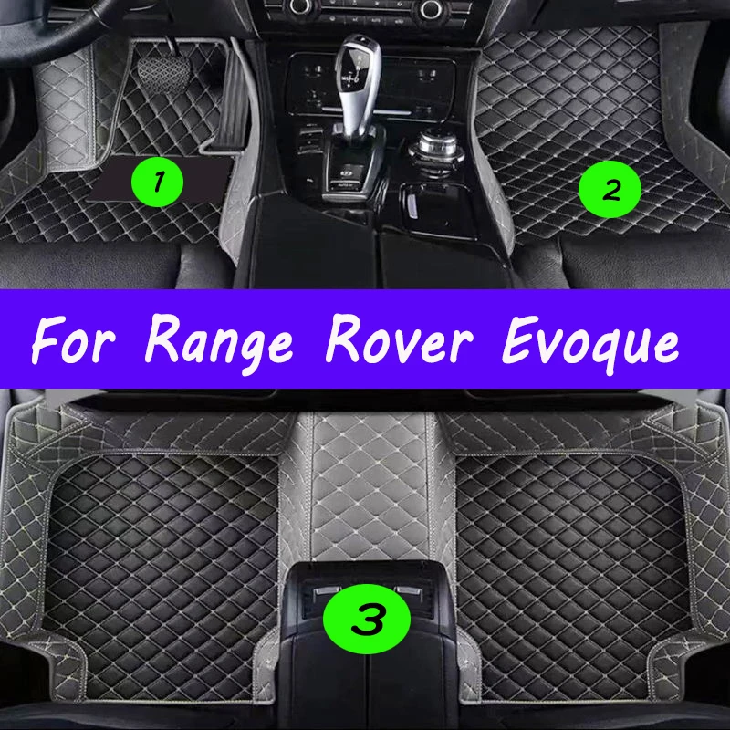 

Custom Car Floor Mat For Range Rover Evoque 2012 2013 2014 Waterproof Accessories