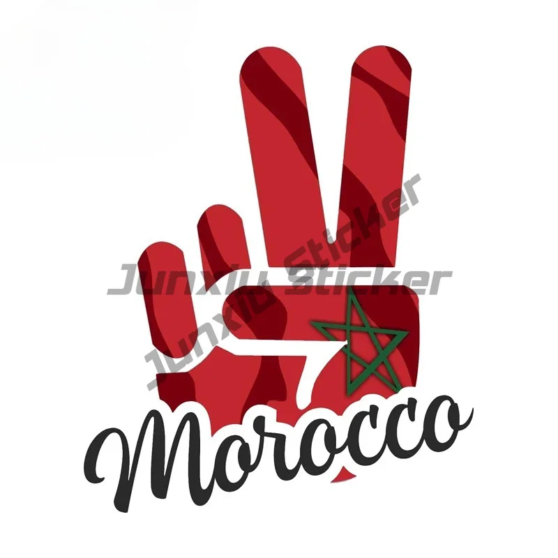 

Morocco Decal Travel Funny Car Stickers Personality Bumper Trunk Windshield Decal Vinyl Sunscreen Fashion Car Body