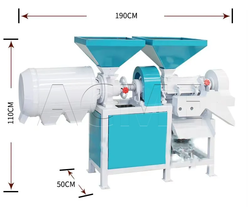 Certified Corn Grits Milling Machine Grinder with Inspected Safety Maize Grits  Milling Machine for Flour Mills