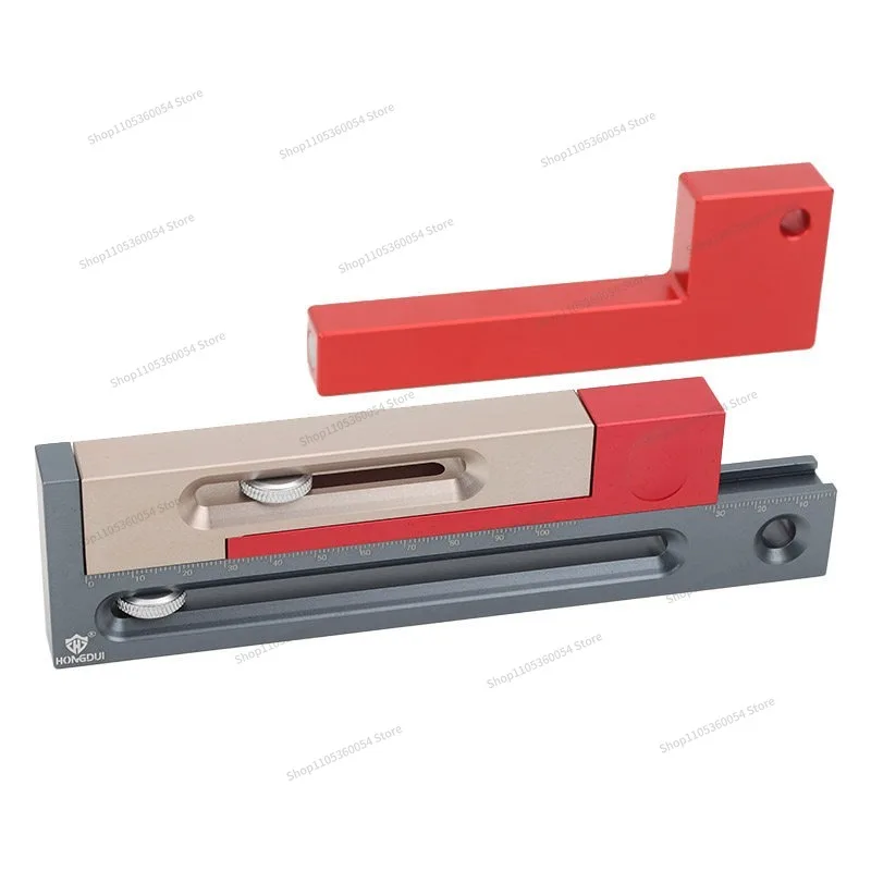 For Woodworking Tools, Saw Table, Saw Seam Adjuster, Tenon and Tenon Adjuster, Movable Gauge Block Length Compensation  JF15
