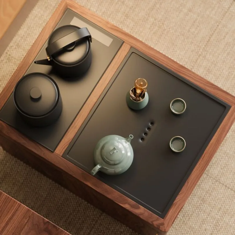 side cabinet Solid wood small   table Tatami small coffee table
