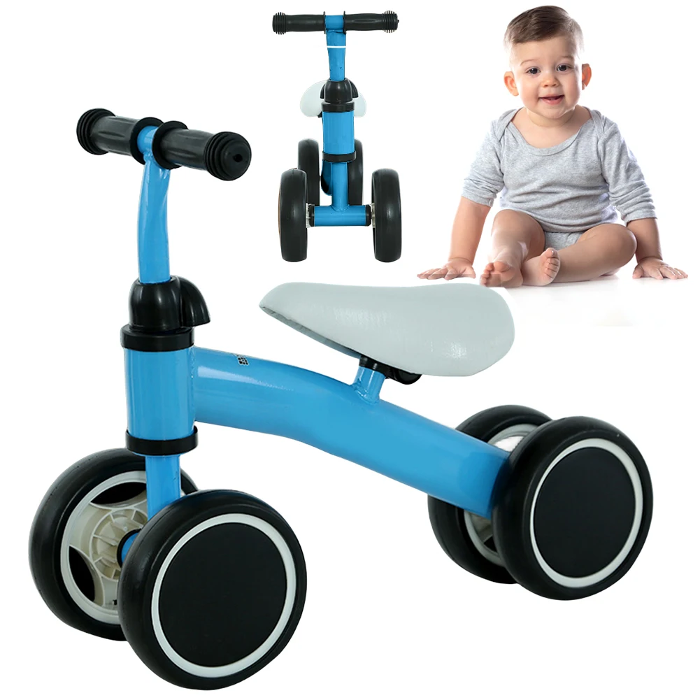 Bicicleta de equilíbrio ergonômico para criança, assento de bebê, aprendendo Walker, sem pedais, brinquedos, primeiro presente de aniversário