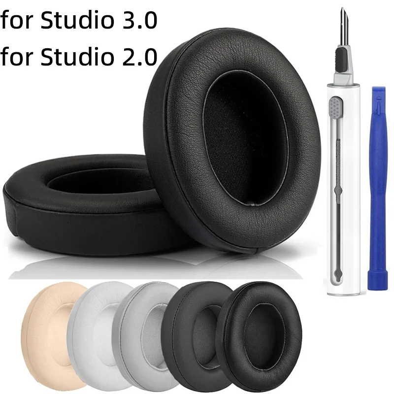 

Replacement Earpads for Beats Studio3 Studio2 Headphones Studio 3.0 Studio 2.0 Ear Pads Cushions Soft Protein Leathe B0501 B0500