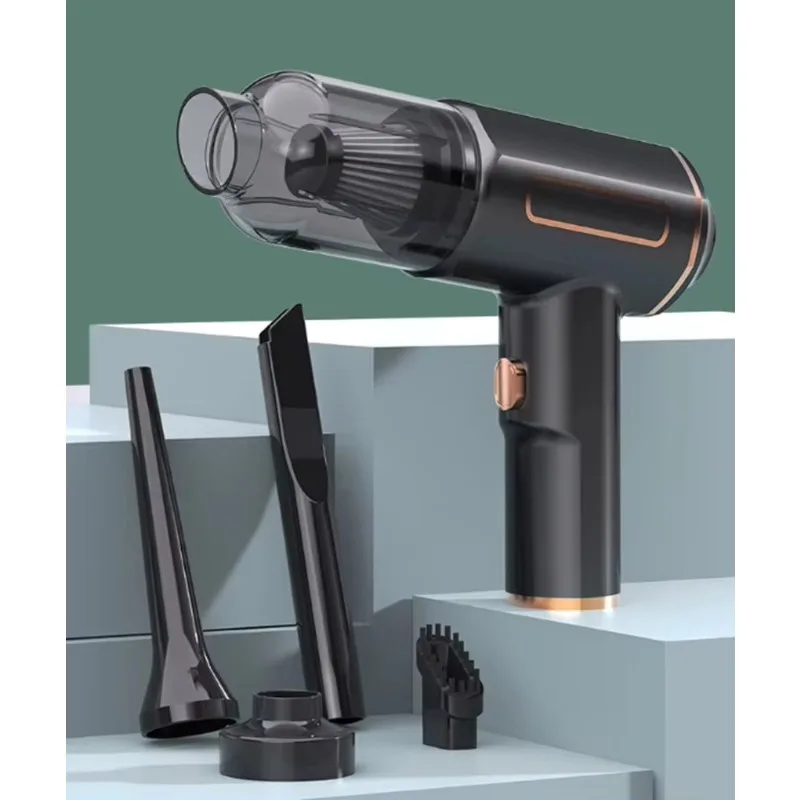 Airo Brush MotorCordless Wireless Handheld Made of ABS Material Large Capacity Mini Portable Car Vacuum Cleaner view 2