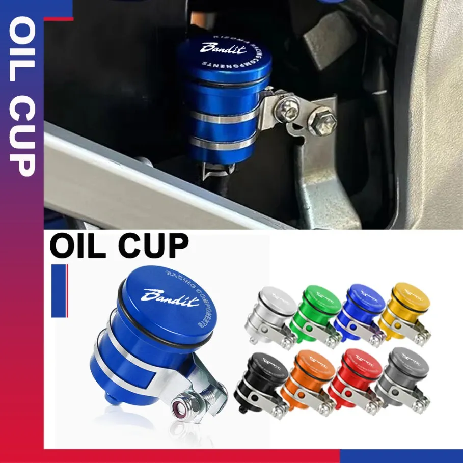 

For SUZUKI BANDIT GSF 250 600 600S 650 650S 650N 1200 1250 Bandit Rear Brake Fluid Reservoir Clutch Tank Oil Fluid Cup Cover