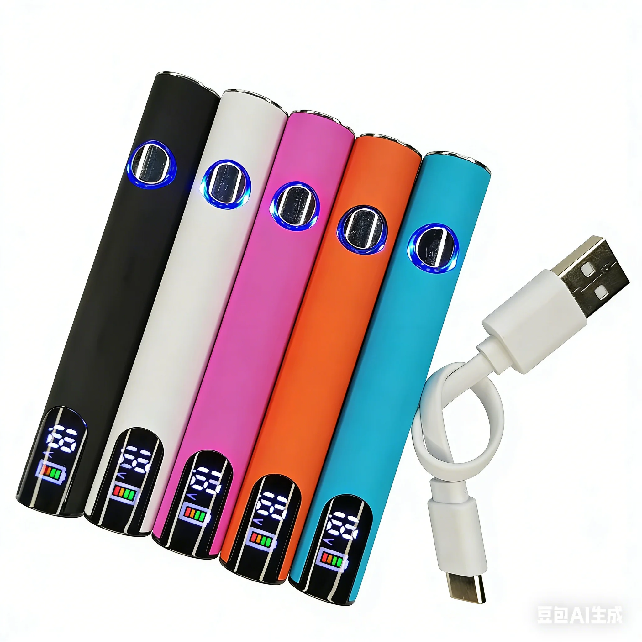 LED 510 Thread DIY Battery 500mAh Cart Pen Adjustable Voltage Portable Electric Soldering Iron Welding