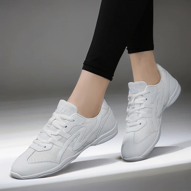 Dance Shoes Children Boy Girl Modern Soft Outsole Jazz Sneakers Aerobics Breathable Lightweight Kids Dancing Fitness Sport