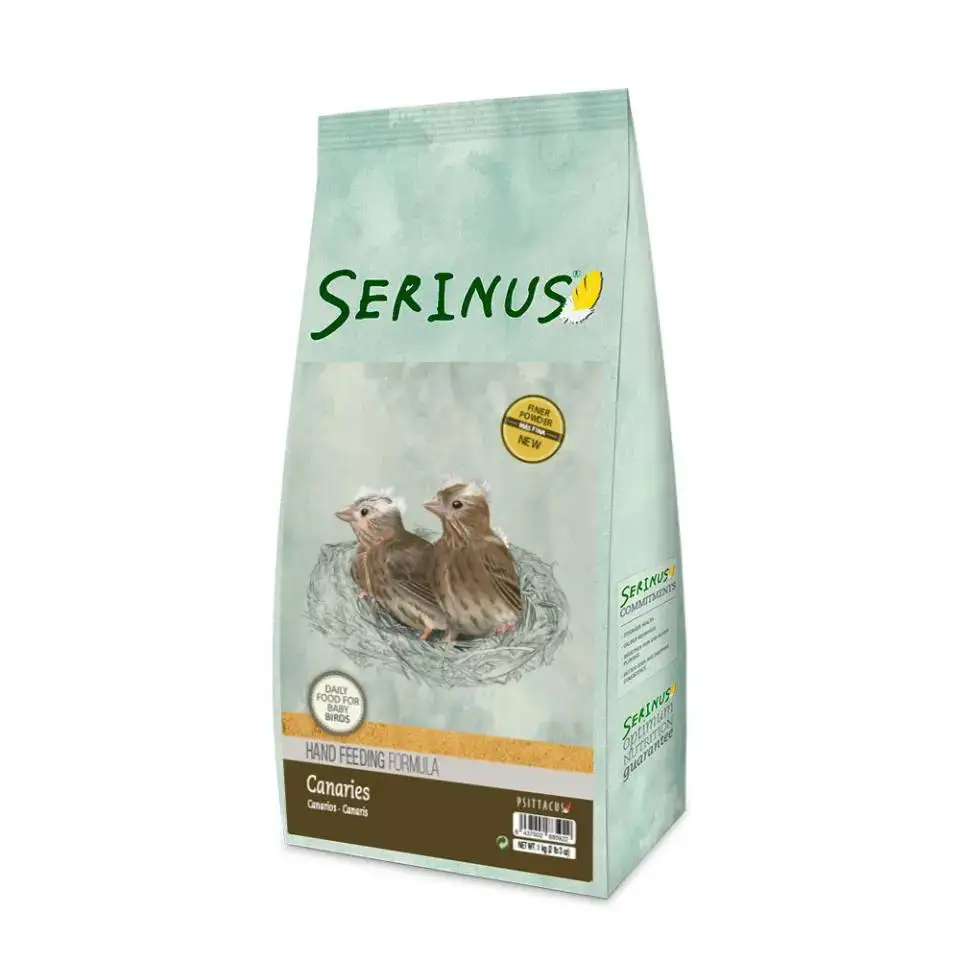 Serinus Papilla para Canarios SERINUS 1 Kg - Fácil Cría Manual - Nutrición óptima para Aves