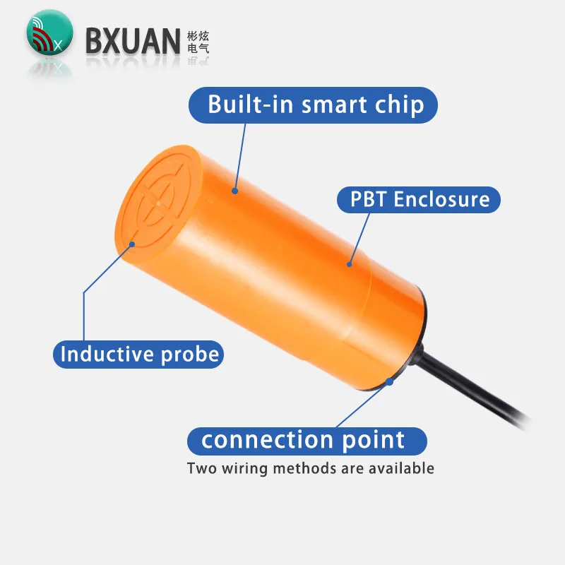 Diameter 34mm Without Thread Capacitive Proximity Sensor NPN PNP NO NC Feed Sensor DC10-30V Proximity Switch Sensor