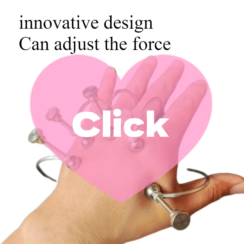 

Acupoint Finger Joint Point Stainless Steel Massage Clip Portable Hand Meridian Massage Clip Hand Acupuncture Points Massager