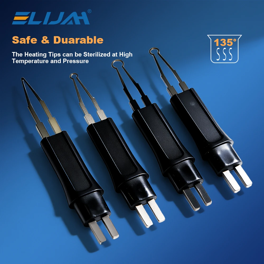 ELIJAH Dental Wireless Gutta Percha Tip Cutter Kit With Repeatedly Use 4 Tips Rapid Heating Tooth Gum Cutter Dentistry Tools