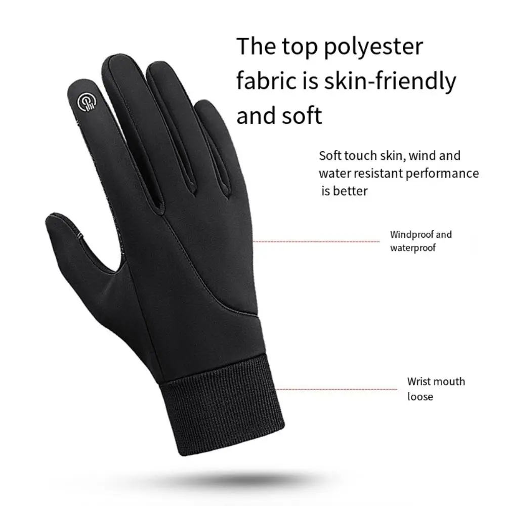 Multifunction Warm Winter Gloves Ultralight Anti-Slip Sports Mittens Windproof Thermal Outdoor Riding