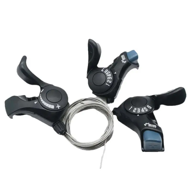 3/7-Gang-Handschalthebel, geteilter Finger, drehbarer Ergonomie-Fahrrad-Schalthebel für Mountainbikes, Ersatzteile – Detail 17