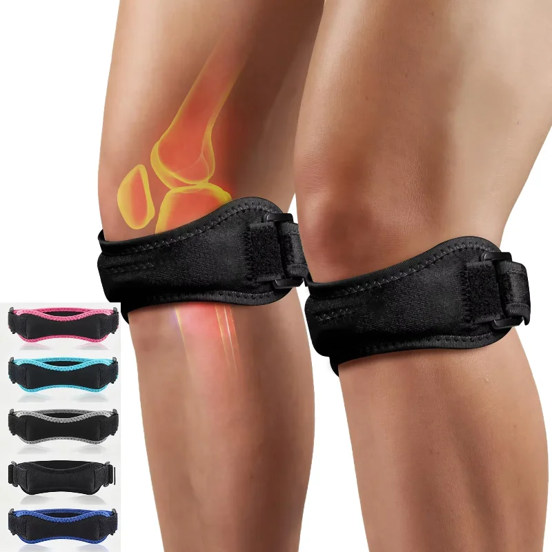 دعامات الركبة للنساء والرجال، حزام دعم الركبة الرضفة، كرة السلة، الجري، المشي لمسافات طويلة، الكرة الطائرة، التنس، القرفصاء #3
