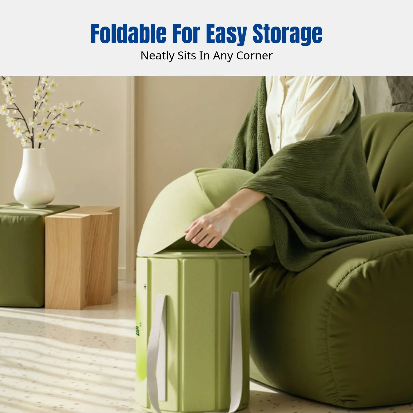 

Складная ванночка для ног, глубокая, выше колен, для домашнего спа, с постоянным подогревом, паровая, компактная, экономит место