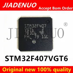 (1piece) 100% New STM32F407VGT6 STM32F407VET6 STM32F407 VGT6 STM32F407 VET6 QFP-100 Chipset