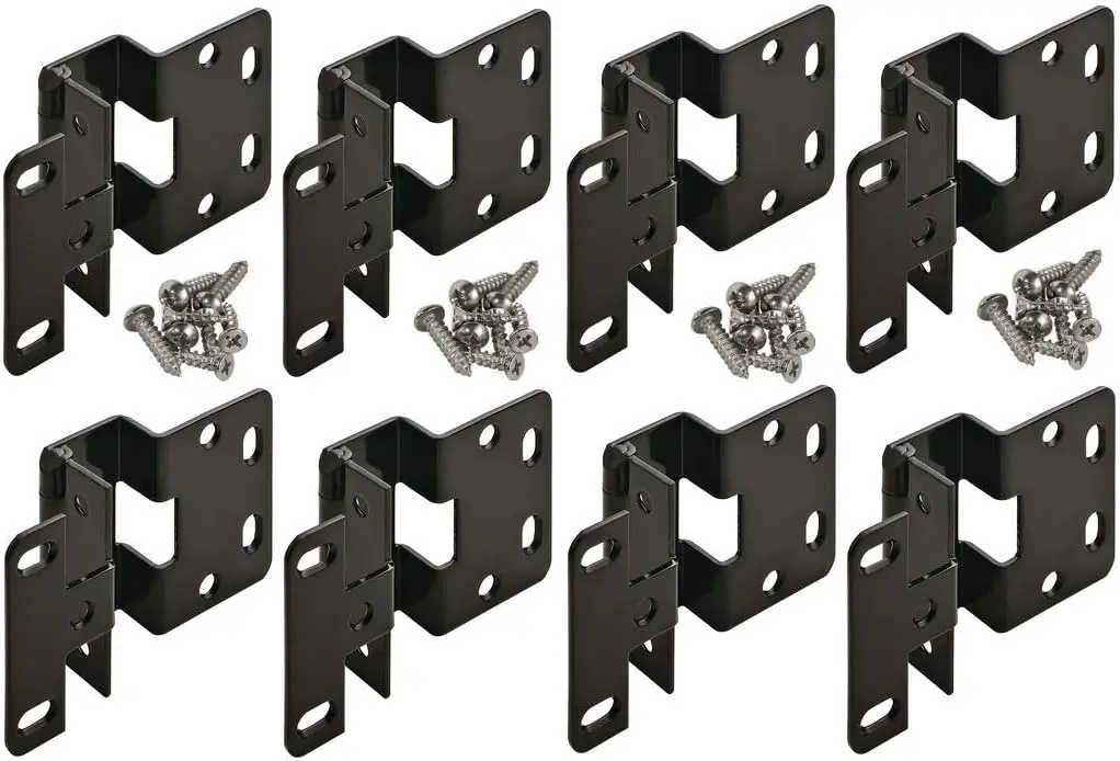 Charnière e-Knuckle Grade 1 pour porte de 3/4 po d'épaisseur, charnière institutionnelle, finition en poudre noire Disponible en (2Pk) (4Pk)