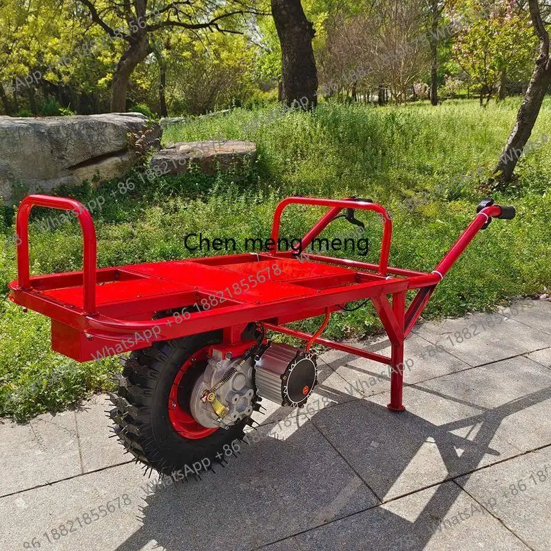Agricultural Single Wheel Mountain Climbing Transport Electric Climbing Handcart Orchard Small Transport Cart