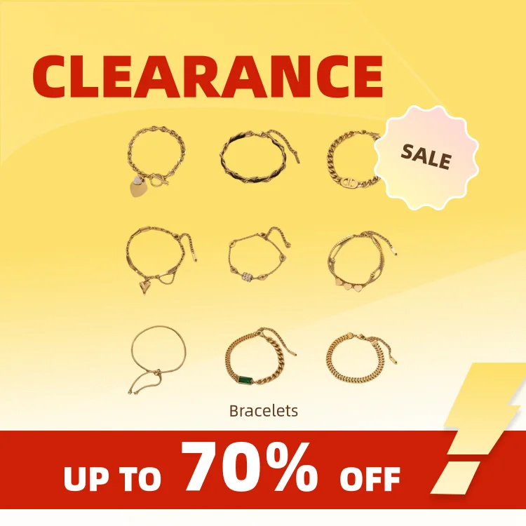 Clearance_Non-Discoloring Titanium Steel Bracelet Women Trendy Personalized Style Hand Jewelry Anti-Sensitive Design Summer 2022