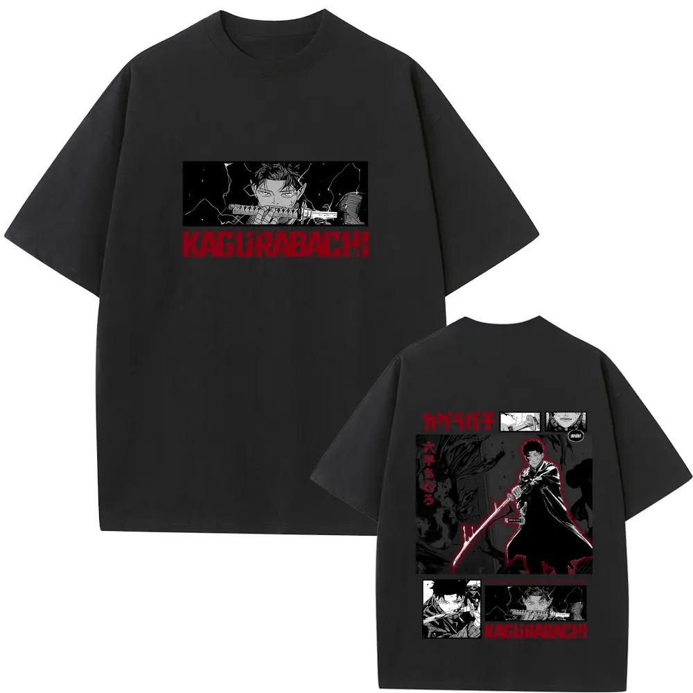 

Anime Kagurabachi Chihiro Rokuhira Eyes Graphic T-shirt Men Women Manga Fashion Oversized T Shirts Male Vintage Casual Tshirt
