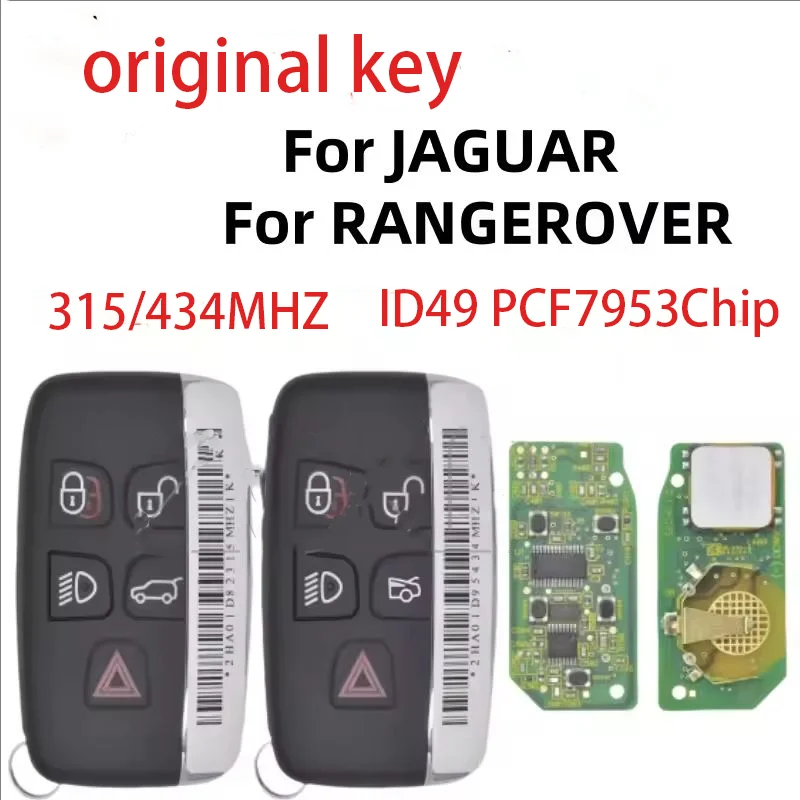 

for Land Rover Range Rover Sport Evoque Vogue for Jaguar XJ Xe XF 2010-2020 Original OEM Smart Remote Key fob 315/434MHZ