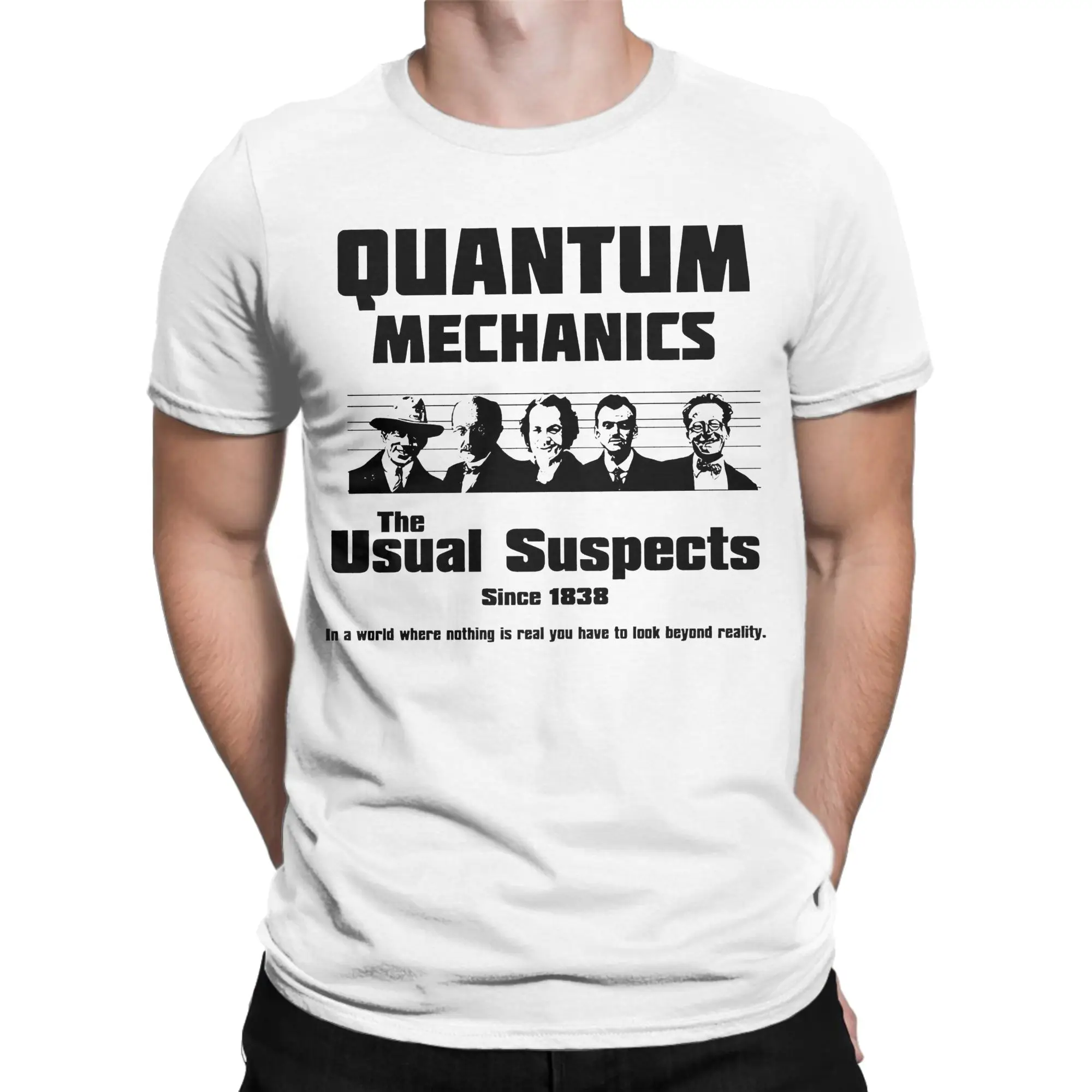Men Women Schrodinger The Usual Suspects T Shirts Animal Cotton Clothes Creative Short Sleeve Crewneck Tee Shirt Summer T-Shirt