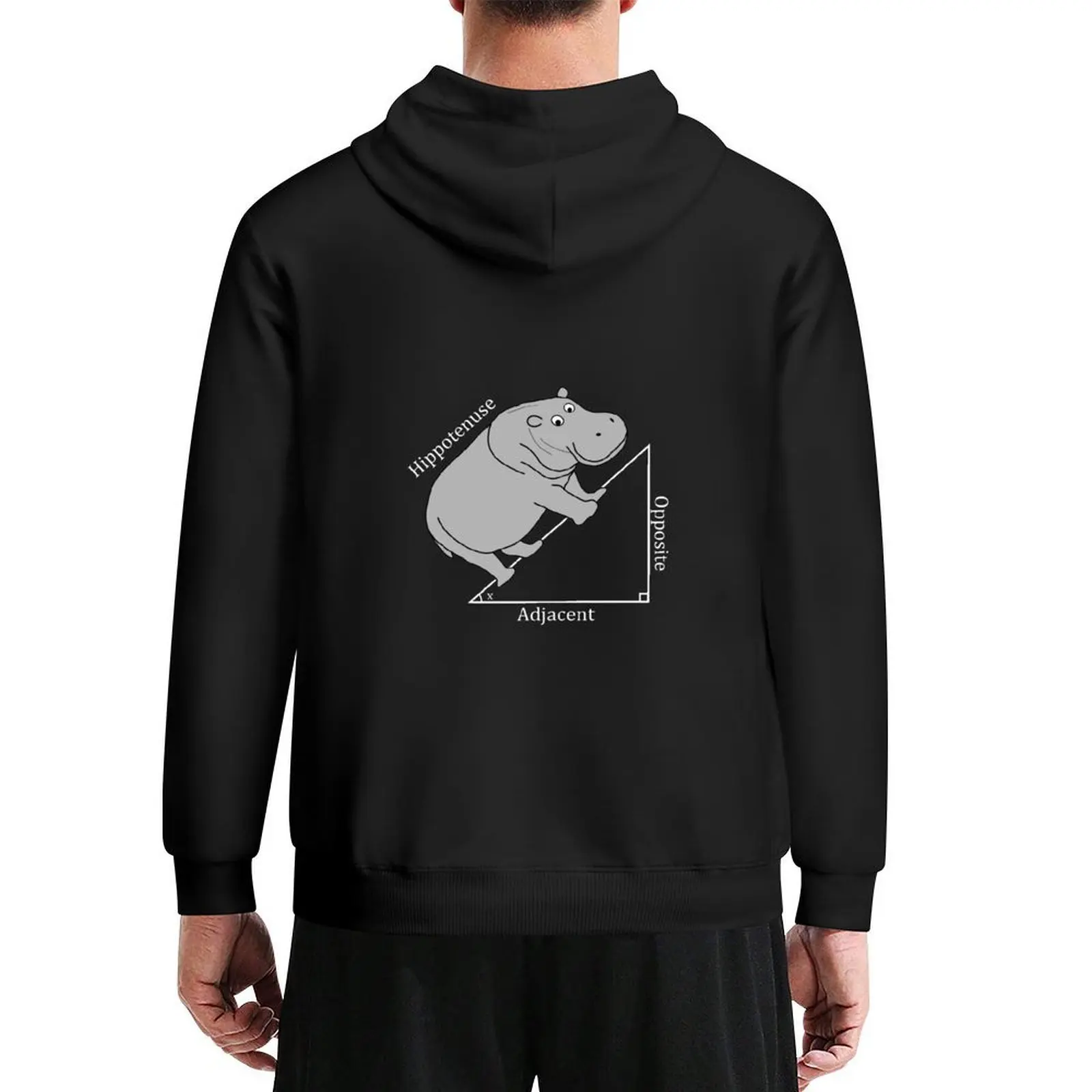 

Hippotenuse - Funny Math Hoodie male clothes men's clothes anime clothing mens designer clothes hoodie for men