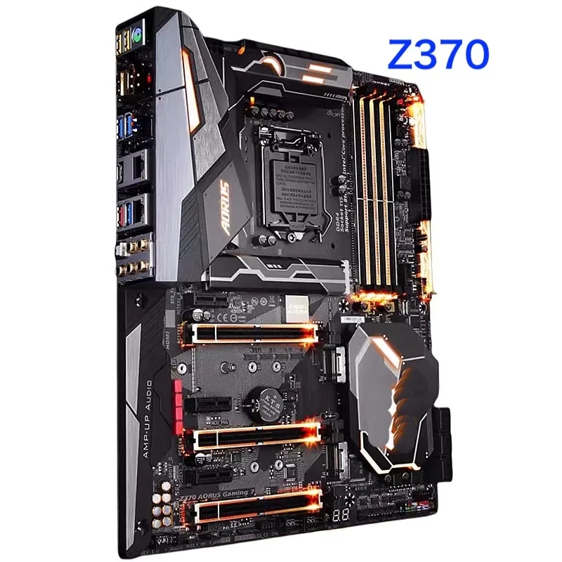 For Gigabyte Z370 AORUS GAMING 7 Desktop Motherboard 64GB LGA 1151 DDR4 ATX Mainboard 100% Tested OK Fully Work Free Shipping