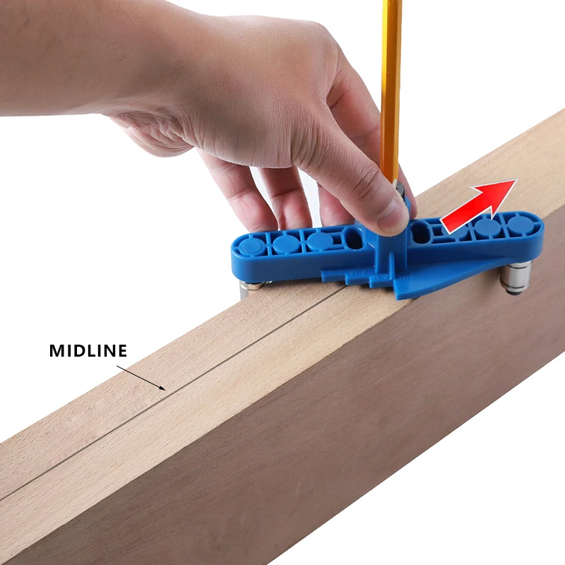 Imagem -06 - Carpintaria Pocket Hole Jig Self-centering Scriber Doweling Drill Guia Locator Hole Puncher Ferramenta de Carpintaria mm mm 10 mm