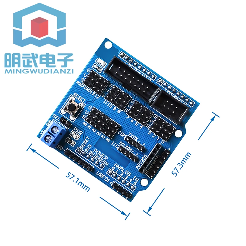 Pelindung Sensor V5.0 Papan Ekspansi Sensor Produk Elektronik V5 Untuk Ekspansi R3