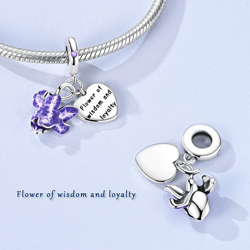 Lucky S925 Sterling Silver Charms Bead Ladybug Butterfly Floral Tree Of Life Dangle Fit Original Bracelet CZ Zircon Jewelry Gift