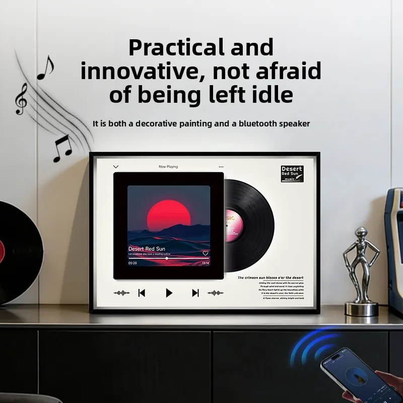 Vinyl rotating audio painting modern simple ornament jewelry home decoration gift selection