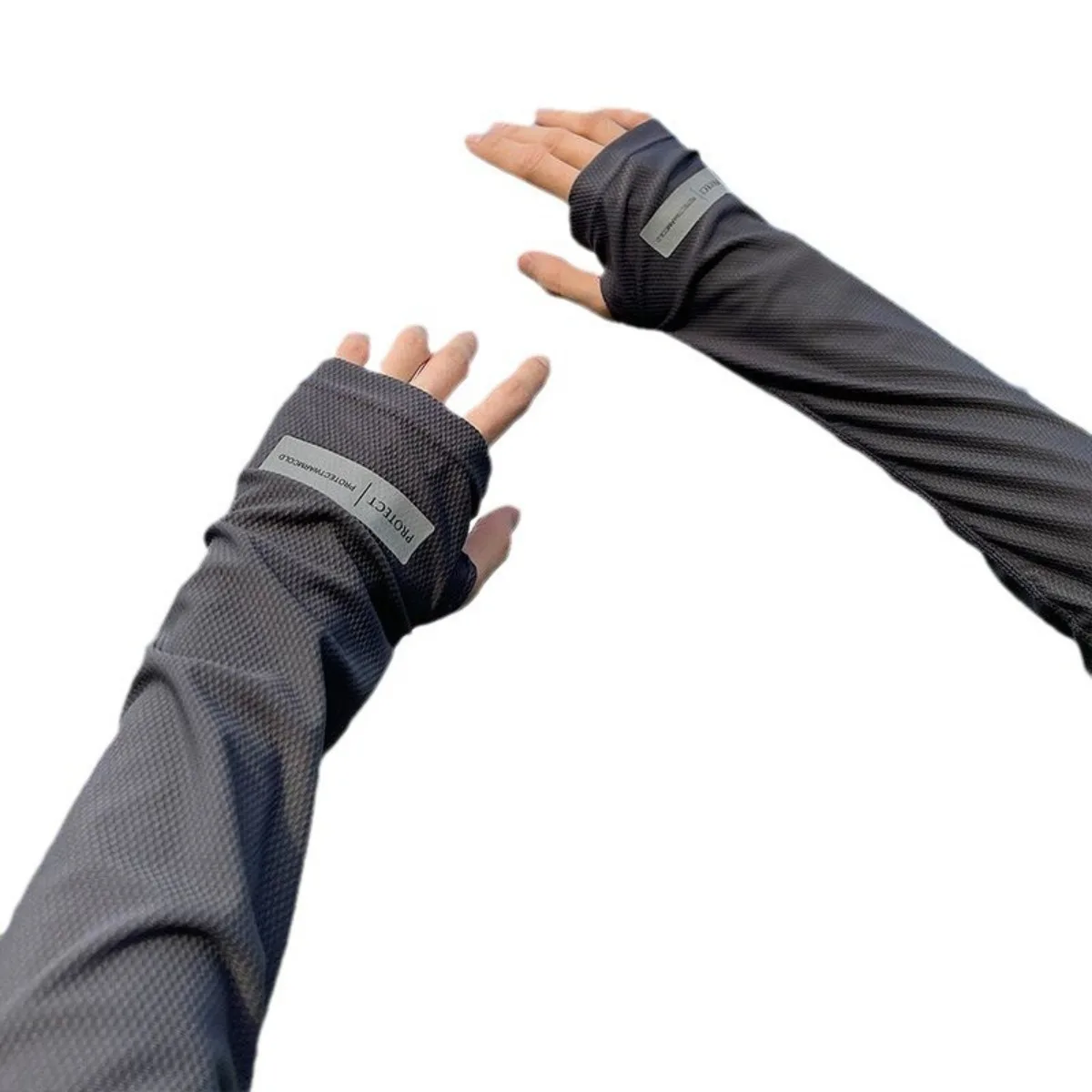 AliExpress NONE UV Solar Arm Sleeves Men Cycling Mask Long Sleeve Ice Silk Driving Arm Cover Sun-protective Summer Women Anti-Sunburn Cool Muff