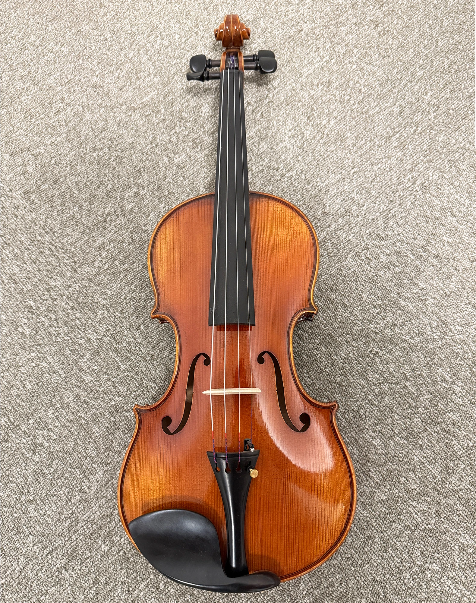 高級虎皮模様手作りバイオリン4/4、手描きプロ仕様バイオリン4/4