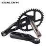 GOLDIX マウンテン自転車 BSA 24 ミリメートルクランクセット 165 170 175 ミリメートル R-SPEC トレイル中空バイククランクスピンドル DH AM XC シマノ SRAM 4