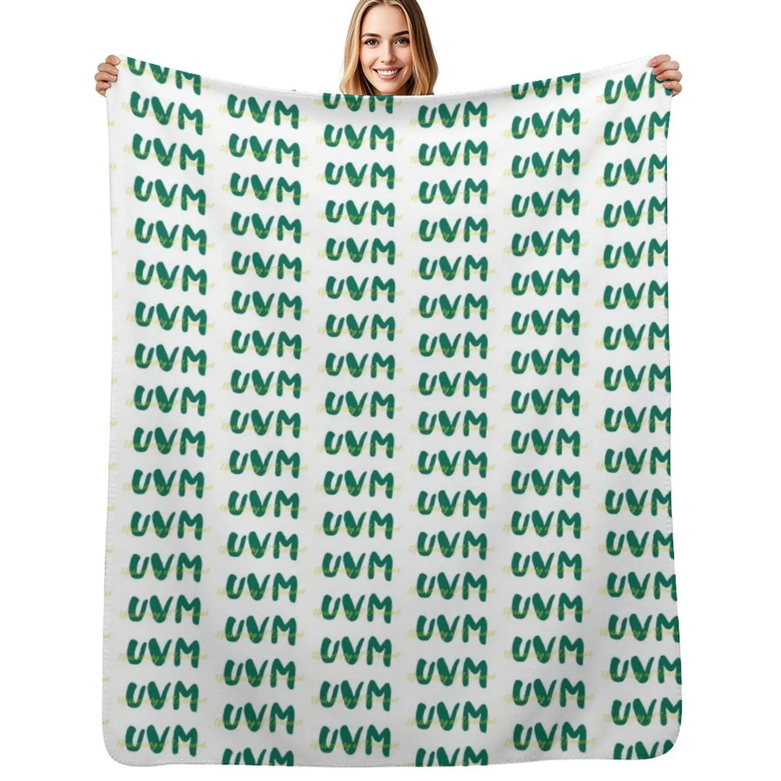 

University of Vermont Throw Blanket Multi Use Warm Blanket for Living Room Bedroom