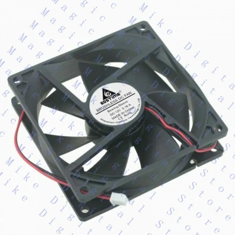 UU  1PC Double Ball Bearing Brushless Cooling Fan DC 12V 0.16A 9CM 9225
