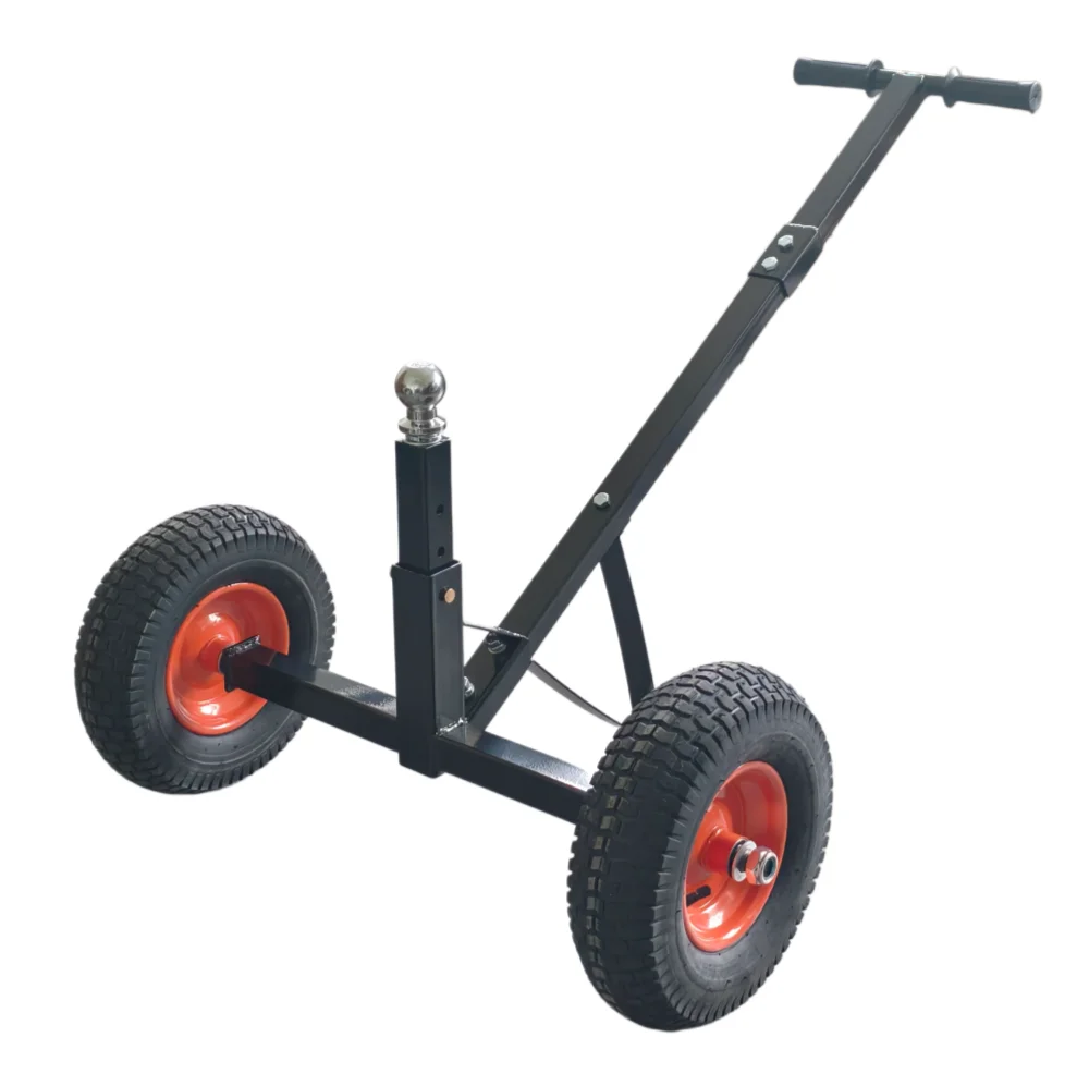 Premium 1000 Lbs Towing Capacity Trailer Dolly Adjustable Ball Height 19-26 Inch Trailer Mover With 16 '' Pneumatic Tire