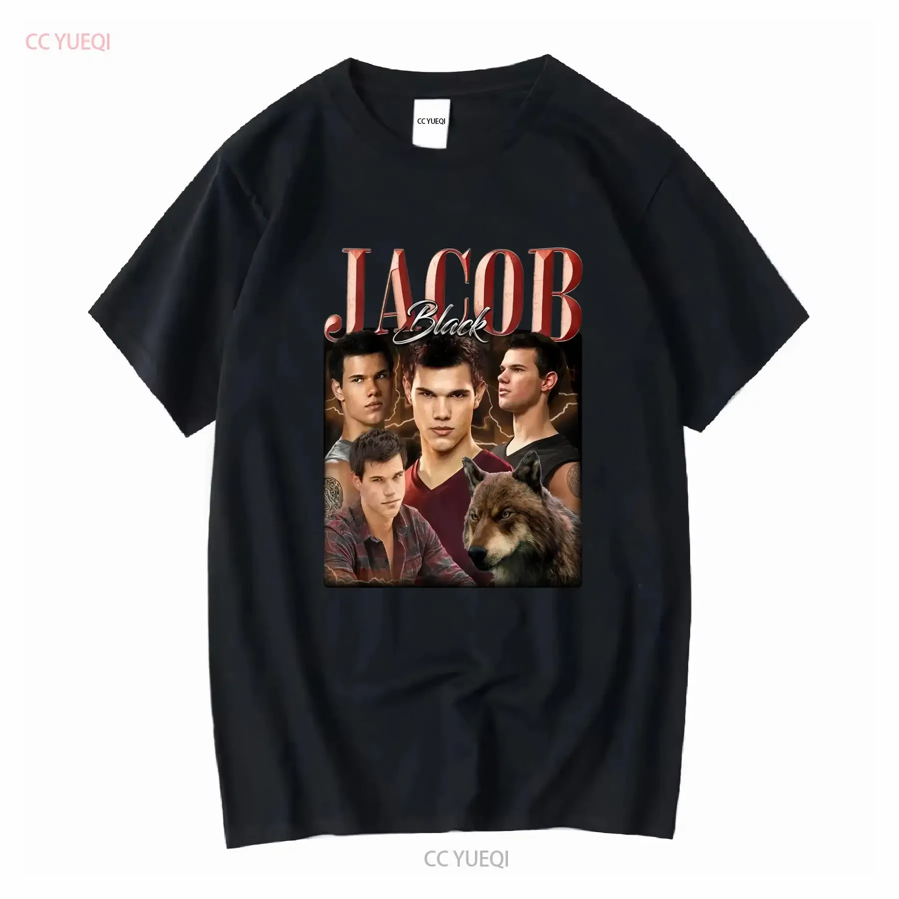 Retro Jacob Black T shirt Vintage Bootleg Twilight SweaT Team Edward long or short sleeves vintage Washed graphic Casual Soft