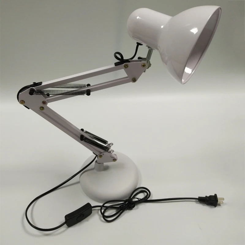 Professional Modern Led Desk Lamps Reading Light Adjustable Long Swing Arm Table Lamp E27 Bulb Metal Work Lamp