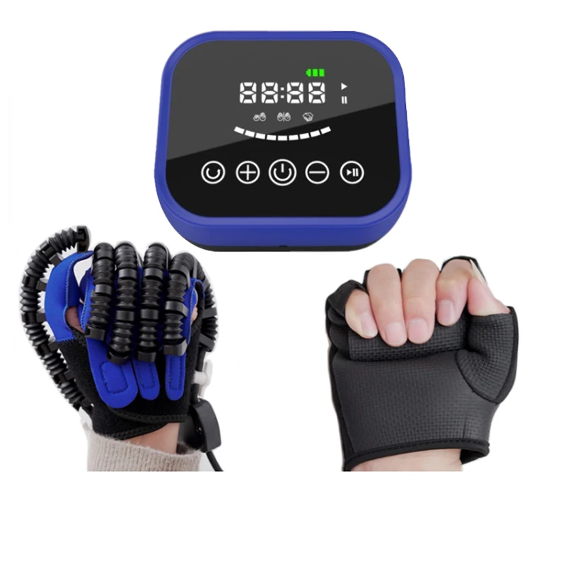 Hand Training Hemiplegia Stroke gloves Finger Rehabilitation Robot Gloves Therapy Hand Function Exercise Braces Supports Bone