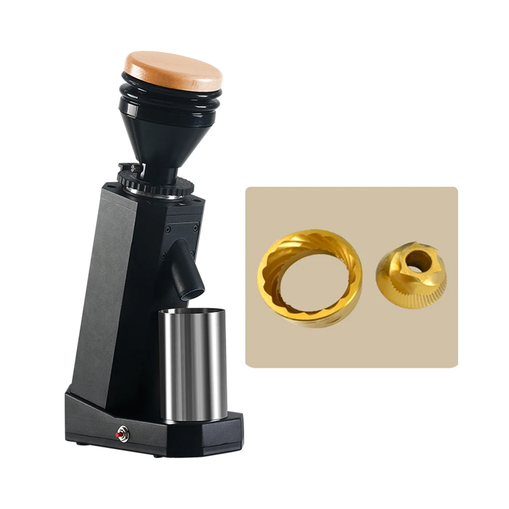 40mm Expresso Coffee Grinding Machine Hand Brewed Electric Coffee Grinder Stainless Steel Electric Conical Burr Coffee Grinder