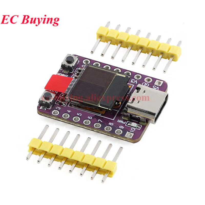 1-10 szt. Płytka rozwojowa ESP32-C3 OLED ESPC3 z wyświetlaczem LCD 0,42 cala, WiFi 2,4G, kompatybilna z Bluetooth, 5 4M Flash, SPI GPIO/PWM UART — zdjęcie produktu 2