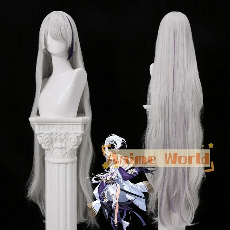 

Azur Lane Yun Xian Косплей Парик Хэллоуин Синтетические волосы Тепло