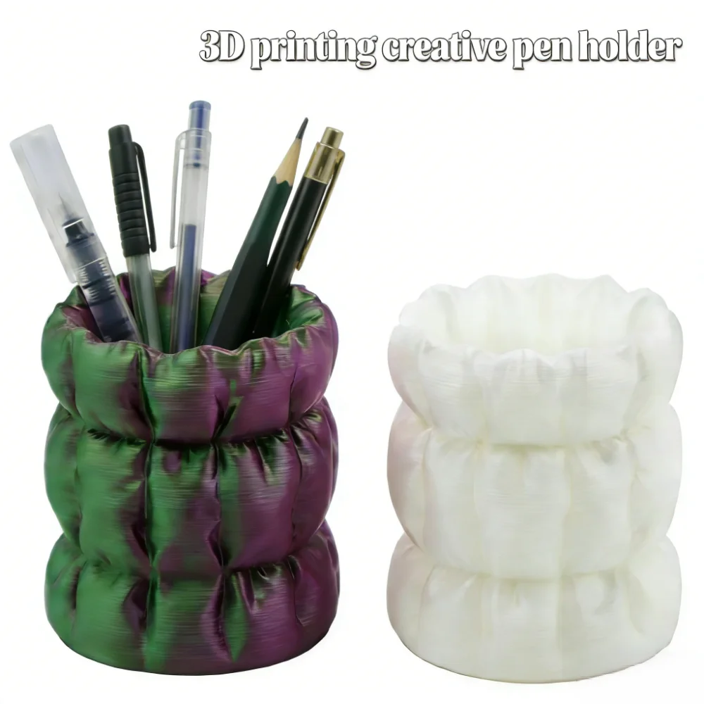 

Креативный держатель для ручек с 3D-печатью, легкое и красивое украшение для рабочего стола, подходит для студенческого офиса, ящик для хранения канцелярских принадлежностей