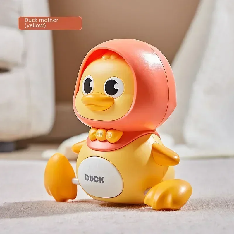 Wobbling Duck Mom lenitivo elettrico strisciante attrazione magnetica giocattolo per la pratica del bambino giocattoli elettronici per bambini animali domestici Тамагочи