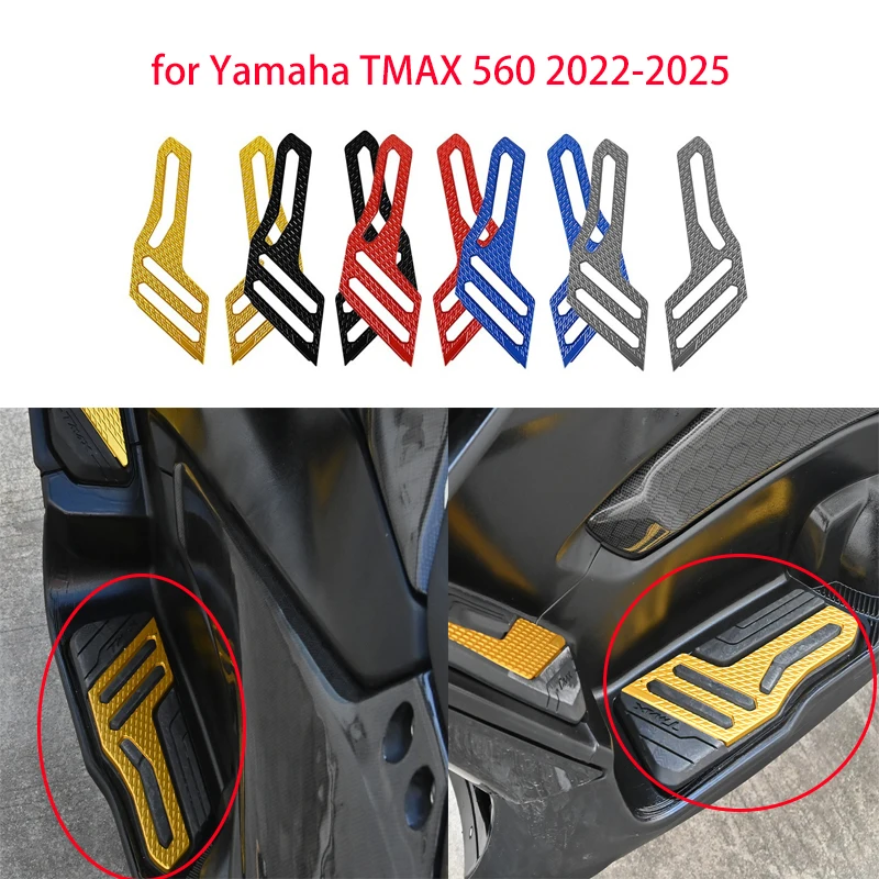 تعديل الدواسة الأمامية للدراجة النارية مناسبة لدواسة القدم الخلفية من سبائك الألومنيوم Yamaha TMAX 560 2022-2025