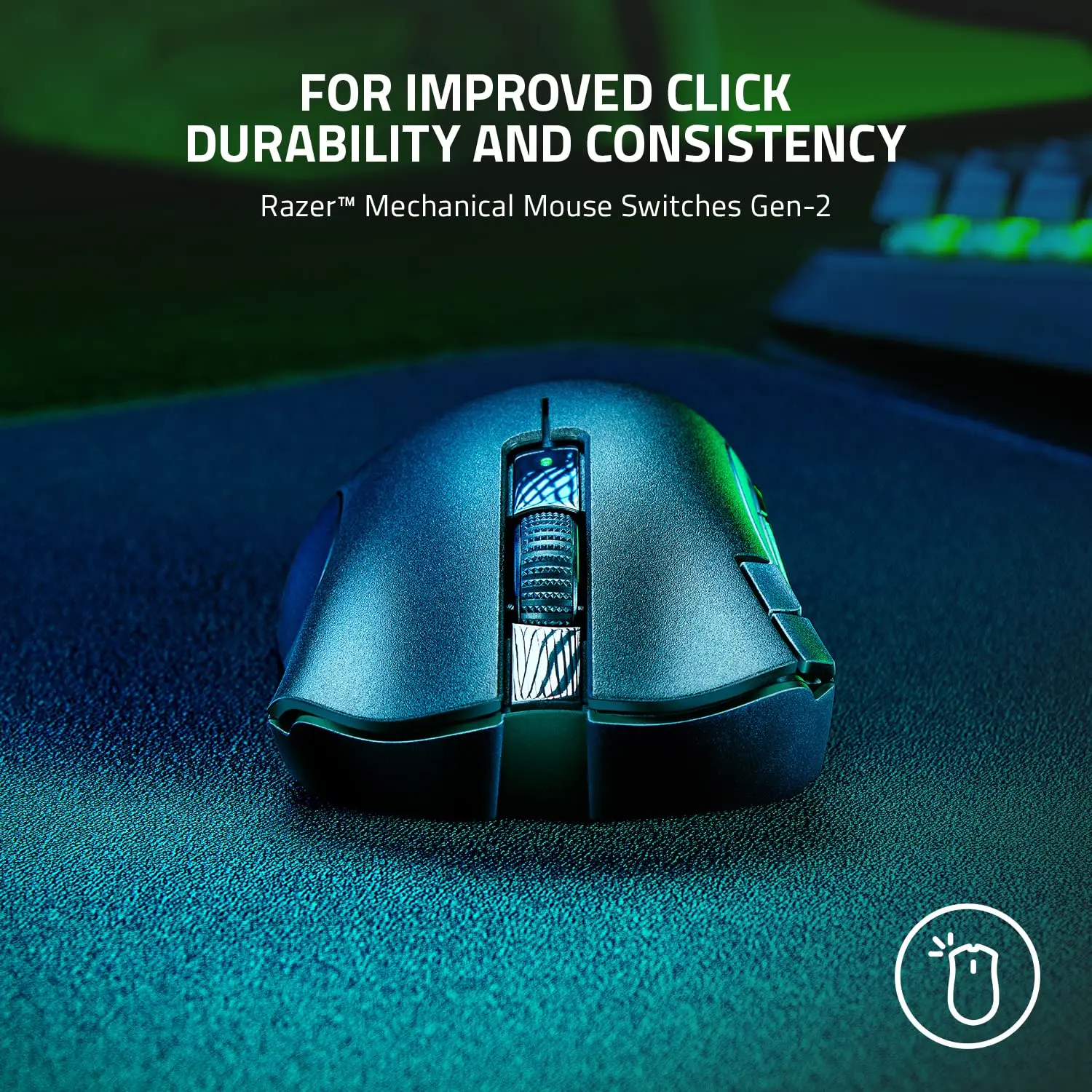 NEW Razer DeathAdder V2 X HyperSpeed Wireless mouse  Ergonomic Design - Ultra 235hr Battery Life - 7 Programmable Buttons