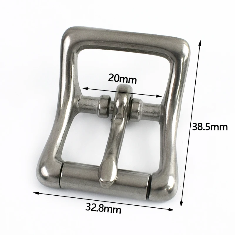 2/5Pcs Deepeel 16-25mm Stainless Steel Belt Buckle Bag Strap Metal Pin Clasp Pet Collar Fastener Hook DIY Hardware Accessories