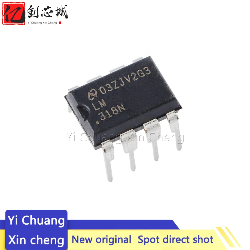 

10PCS New LM318N/NOPB PDIP-8 High Voltage Swing Rate Operational Amplifier IC Chip